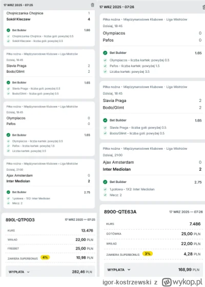 igor-kostrzewski - @Luca199491: dzięki znowu dajesz zarobić