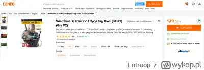 Entroop - Miraski oświeciło mnie żeby szwagrowi kupić Wiedźmina 3 bo sam właśnie gram...