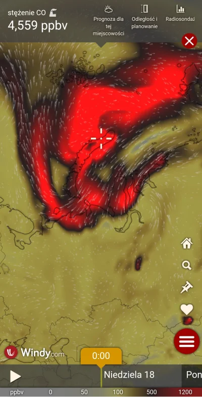 Rexikon - Wie ktoś co to się dzieje tam nad rosją?
Stężenia CO, CO2, PM2.5 wystrzelił...