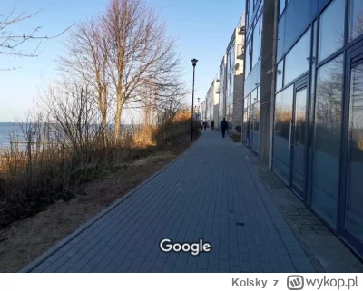 Kolsky - Tak wygląda promenada w Ustroniu Morskim. Klif, dwa metry chodnika i budynki...