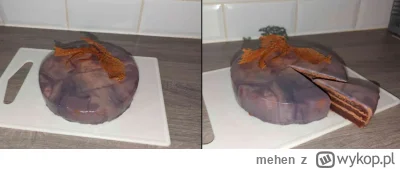 mehen - #pieczzwykopem #tort
Tort rasy czekoladowy