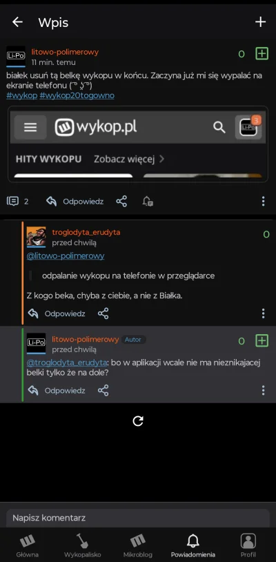 troglodyta_erudyta - @litowo-polimerowy no jeśli czarna belka wypali ci ekran to spok...