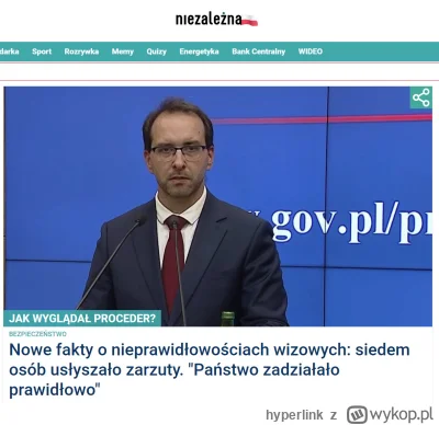 hyperlink - "Państwo zadziałało prawidłowo". Taa, żeby nie wujek Sam to by dalej kwit...