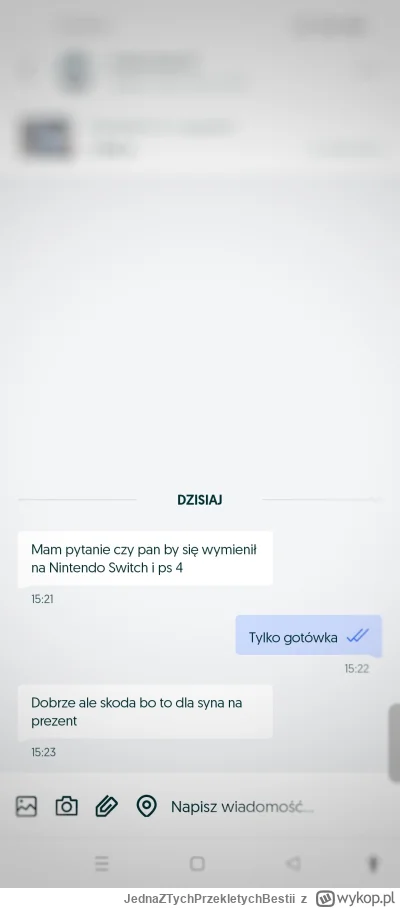 JednaZTychPrzekletychBestii - #olx #heheszki

Klasyka xD