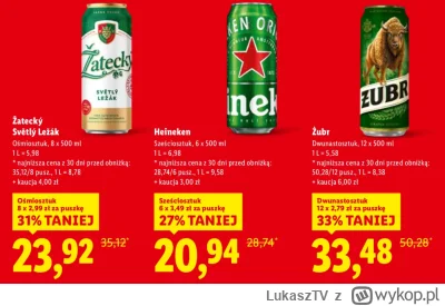LukaszTV - Oho :D Piwa w puszce pojawiają się z kaucją w lidlu 
#lidl #kaucja #system...