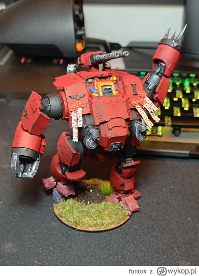 funtok - #modelarstwo #warhammer40k #druk3d 

Pierwszy wydrukowany i pomalowany dread...