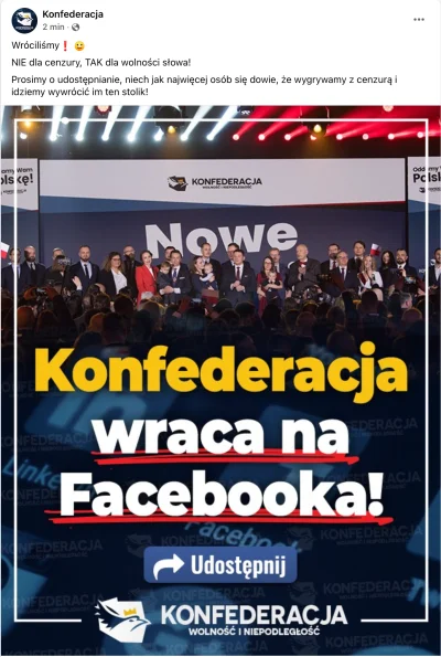 L3stko - > Wróciliśmy.

Olbrzym się budzi!

https://www.facebook.com/KONFEDERACJA2019...