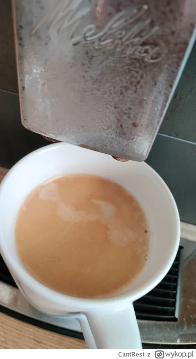 CantRest - @Kulek1981 kawka, jednak robi piankę