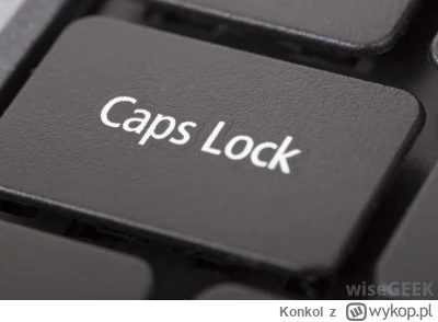 Konkol - DZIEŃ DOBRY, DZISIAJ MAMY MIĘDZYNARODOWY DZIEŃ CAPS LOCKA. UWOLNIJCIE SWÓJ G...