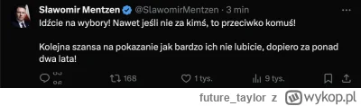 future_taylor - przyszedł rozkaz od wiplera, jeśli sławuś nagle zacheca do głosowania...