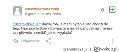 Kremufka2137 - @Kremufka2137 ostatnie chyba pytanie na obecną chwilę od Mirka @zurawi...