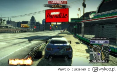 Pawcio_cukierek - Ale skopana minimapa jest w tym Burnout Paradise. Nie mogę wygrać ż...