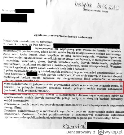 D.....y - @thesuchodolski897: 
No niestety, srawek się wkopał każąc podpisywać taką u...