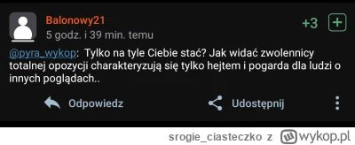 srogie_ciasteczko - "totalna opozycja" xD

To jest ten człowiek, który ogląda TVP i ł...