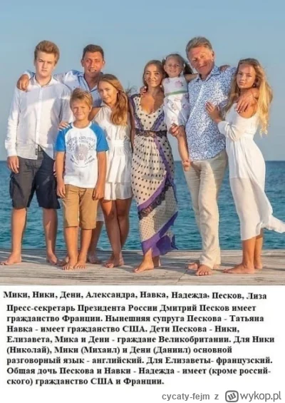 cycaty-fejm - @mieeetek: Rodziny zbirów z Kremla o dawna mają obywatelstwa i paszport...