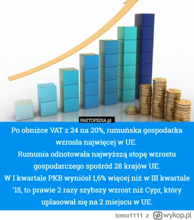 t.....1 - Prawilnie przypominam co stało się gdy Rumunia obniżyła podatki. 

#polityk...