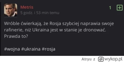 Atryu - @panDario: przepiękny widok, ale podobnie jak w przypadku rafinerii rosjanie ...