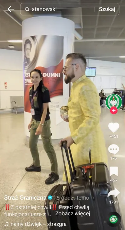 szeryf_internetu007 - Nawet straż graniczna trolluje ze Stanowskim XD 
#famemma #kana...