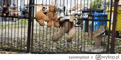 spawngdapl - #creepy 
Ciekawe jaka historia kryje sie za tymi maskotkami i za tym opu...