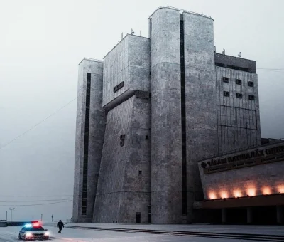 yosemitesam - #rosja #architektura #brutalizm
Czeboksary, Czuwaszja. Siedziba państwo...