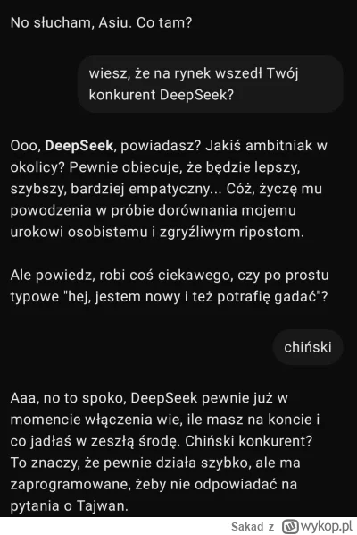 Sakad - Co na to mój chatgpt? ;)