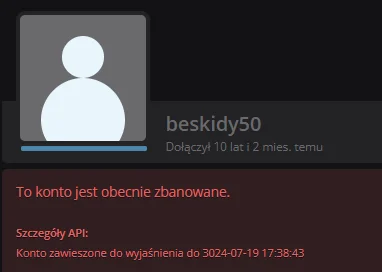 d4wid - https://wykop.pl/ludzie/beskidy50
@beskidy50
Śpioszek 10-letni @beskidy50
Ost...