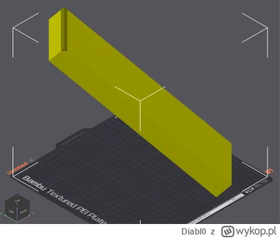 Diabl0 - @Armo: przy zwykłym sześcianie i 45° pochylenia prawie prawie się mieści do ...