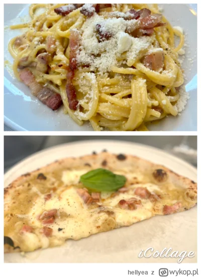 hellyea - Se zjadłam carbonarkę w Rzymie i pizzkę w Neapolu (na foto pizzka z wyróżni...