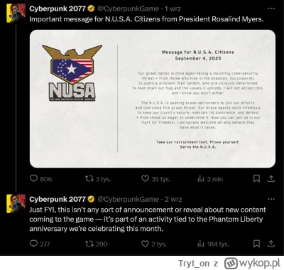 Tryton - @AntoniKosiba: 
Ale to była tylko zarzutka Redów. Ludzie się nakręcili, że t...