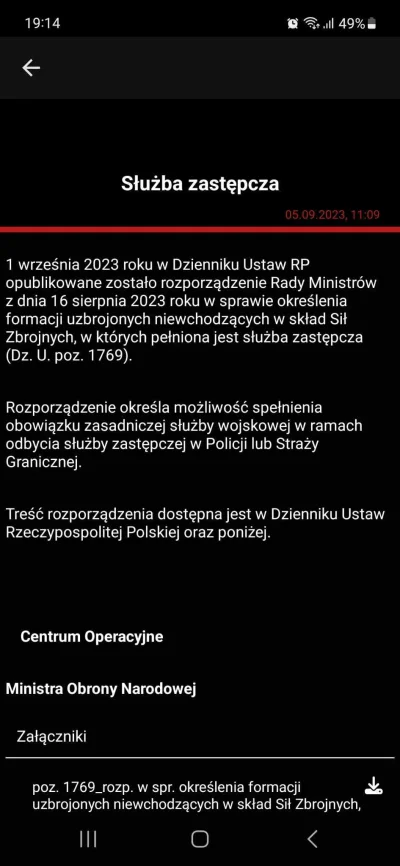 SynMichaua - Rząd wcale nie planuje odwiesić Zasadniczej Służby Wojskowej, nic a nic....