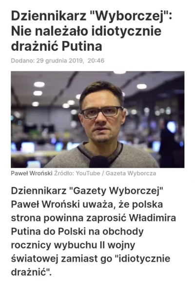 kogi - Dziennikarz wyborczej Paweł Wroński będzie teraz pracownikiem MSZ zarządzanym ...