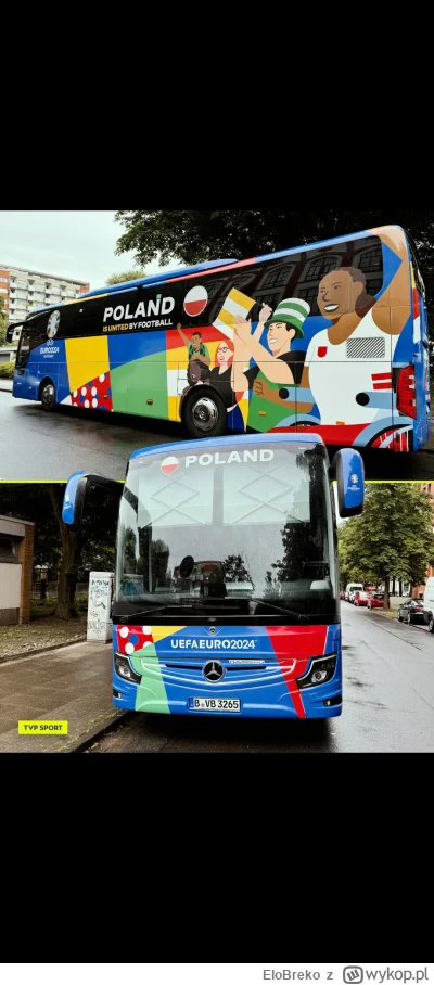 EloBreko - Takim autobusem będzie jeździć reprezentacji Polski podczas euro 2024 #rep...