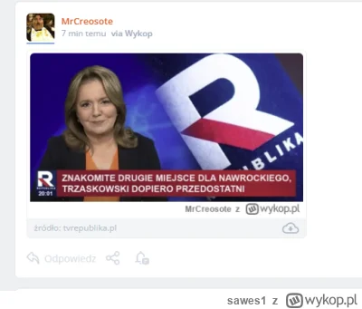 sawes1 - @MrCreosote No jak tam samopoczucie? XD