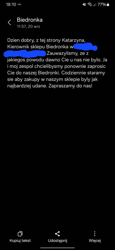 VestiNe - #biedronka to już nękanie?