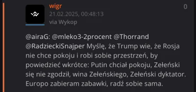 wigr - @Grooveer: Był to według mnie przejaw cynizmu Trumpa mający na celu zrzucenie ...