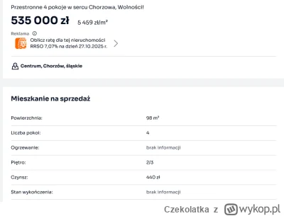 Czekolatka - @Boroborro: Pobudka kolego, pobudka! Ja w Chorzowie płacę 420 zł + za ga...