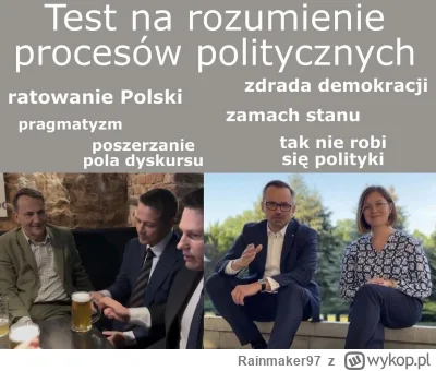 Rainmaker97 - Prowadzenie dialogu z przeciwnikami politycznymi jest ok, no chyba że r...