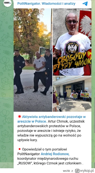 wshk - Ciekawe czy Artur Ćmok się rozpruł.
„ Psychicznie sobie radzi, ale jest mu cię...