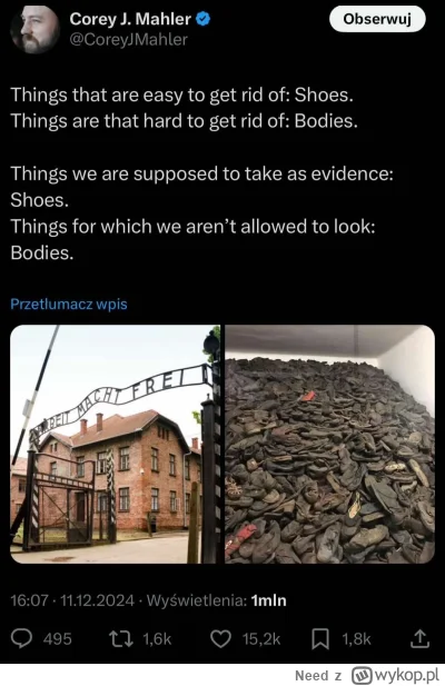 Need - @chigcht 

Literalnie 1984 to ci zrobi Elon, bo na jego platformie można sobie...