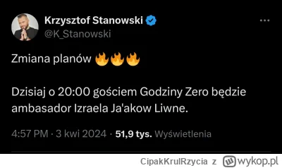 CipakKrulRzycia - #stanowski #kanalzero #izrael #polityka grubo