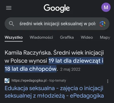 a.....s - @CudMalina nie, mówię że procent 14 latków po pierwszym stosunku jest zniko...