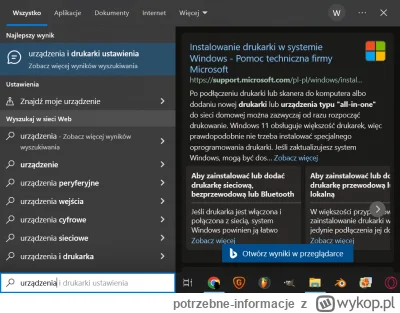 potrzebne-informacje - hot take: wyszukiwarka w pasku zadań na WIN 10 to po prostu zb...