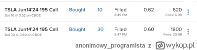 anonimowy_programista - Mój wczorajszy trede (40 call opcji wygasających jutro, łączn...