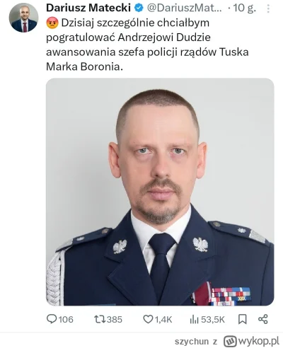 szychun - #polityka jaki to jest moralny karzeł xd dla niego każdy kto nie liże rowa ...