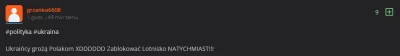 mleko3-2procent - @202492: Raczej fanów rosji. Cieszy ich że się kłócimy z Ukraincami...