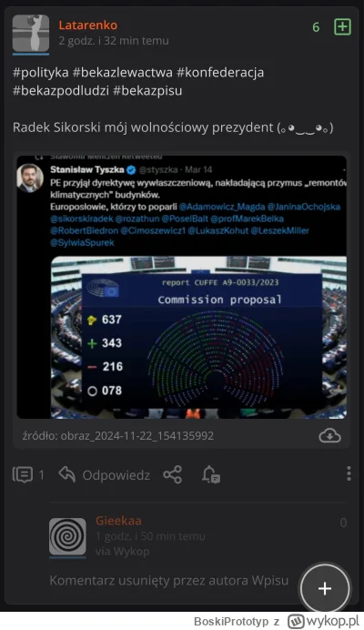 BoskiPrototyp - W klamaniu to #konfederacja i kucyki sa najlepsi.
A niewygodne wpisy ...