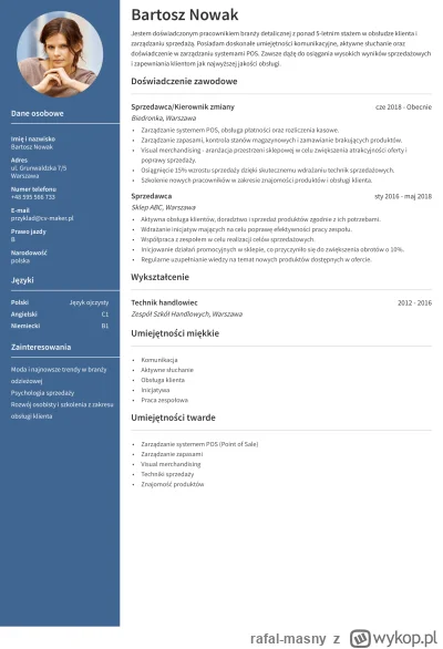 rafal-masny - Czy na sali jest ktoś z HR? Mam pytanie odnośnie CV dwustronnego, troch...