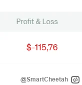 SmartCheetah - największa strata