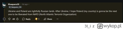 3I_i - Znalazłem najgłupszy komentarz na całym Reddicie, typ jest Polakiem jakby co.
...