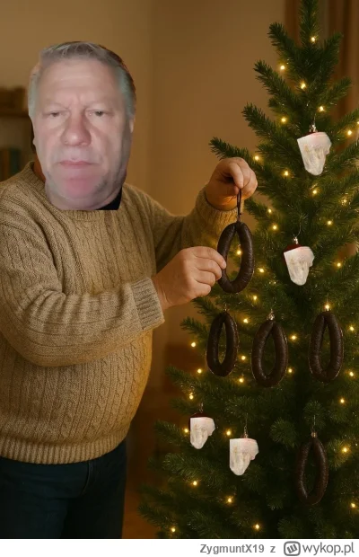 ZygmuntX19 - #kononowicz Barnej jutro podobno będzie ubierał choinkę #patostreamy